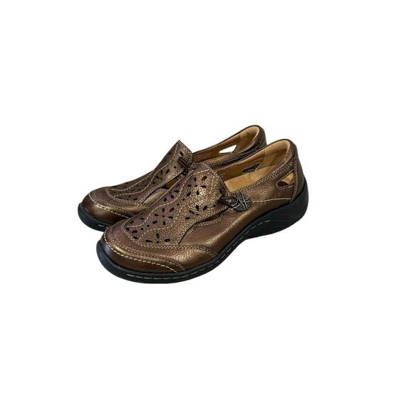 Earth Woodland Loafers Flats Comfort Shoes Bronze Women’s Size 5 B - Picture 1 of 9